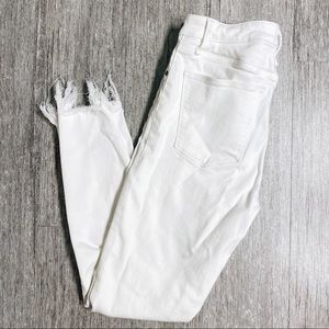 Abercrombie & Fitch Curve Love White Jeans